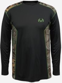 Realtree Men's First Watch Long Sleeve Poly Tee