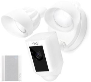 Ring Security Floodlight Cam & Ring Chime Pro with Ring Assist+