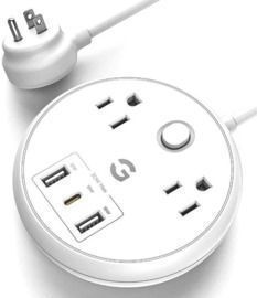 5 in 1 PowerBuddy Desktop Extension Cord