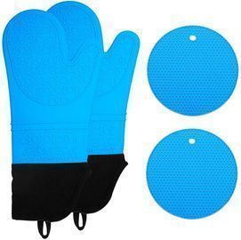 Silicone Oven Mitts and Pot Holders