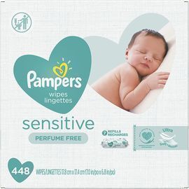 448 Count Pampers Baby Wipes