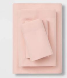 Room Essentials Microfiber Solid Sheet Set - Twin