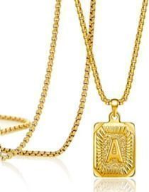 Gold Initial Necklace
