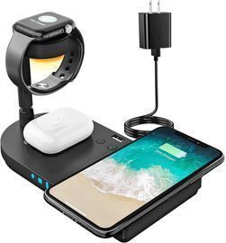 Wireless Charging Station, 4 in 1