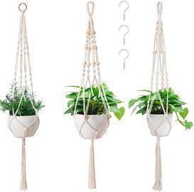 3 Pack Macrame Plant Hangers