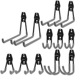 Steel Garage Storage Hooks -12 Pack