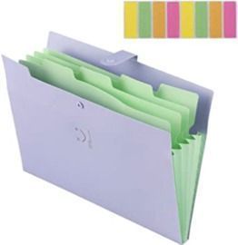 Expanding File Folder with 5 Pockets
