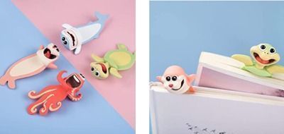 3D Cartoon Animal Bookmarks for Reading Lovers