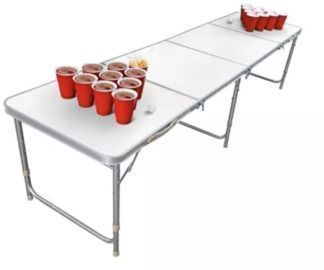 Game Foldable Cup Pong Table Dry Erase