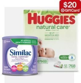 Target - Free $20 Gift Card w/ $100 Baby Essentials w/ Same-Day Pickup/Delivery