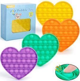 Push Pop Bubble Fidget Sensory Toy Set, 4 pack