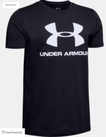 Boys' UA Sportstyle Logo Short Sleeve Shirt