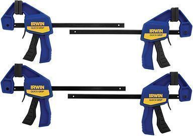 Irwin Quick-Grip 6 One Handed Clamps, 4-Pack