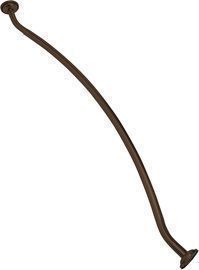 Bath Bliss Curved Shower Curtain Rod