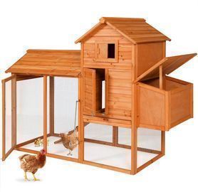 80 Multi-Level Wooden Chicken Coop