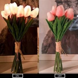 Artificial Tulips with LED Lights