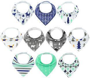 10-Pack Baby Bandana Drool Bibs