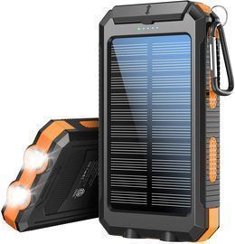 Portable Charger Solar Power Bank with Dual USB Output