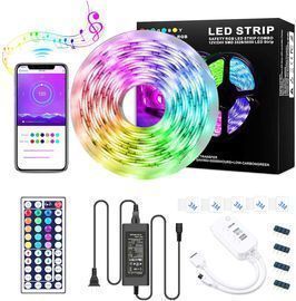 16.4FT RGB LED Lights Strip with APP Controller