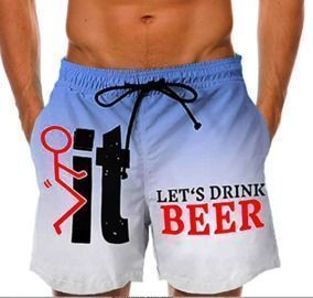 Beach Surfing Swim Trunks