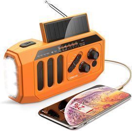 Emergency 5000mAh Hand Crank Solar Weather Radio