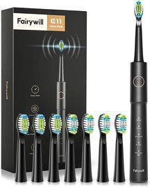 Fairywill Sonic Electric Toothbrush w/ 8 Brush Heads