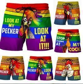 Funny Compression Liner Swim Trunks