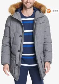 Tommy Hilfiger Men's Long Snorkel Coat