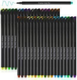 36 Colored Fineliner Pens