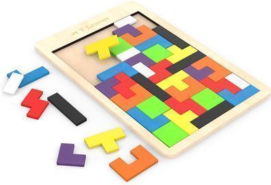 Wooden Tetris Puzzle