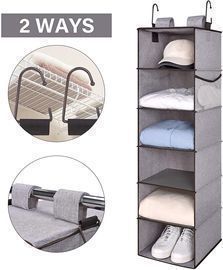 StorageWorks 6-Shelf Hanging Closet Organizer