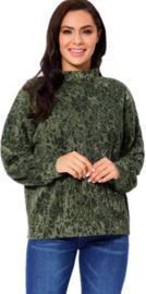 Long Sleeve Turtleneck Sweater for Elder Lady