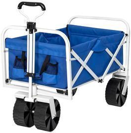 Folding Utility Wagon Cart w/ Oversized Wheels