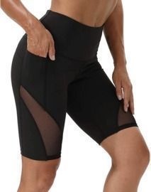 High Waist Yoga Shorts w/ Pockets