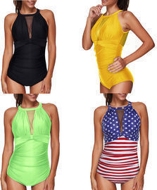 Plunge Mesh One Piece Swimsuit