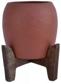 Sonoma Goods For Life Terracotta Planter w/ Wood Stand