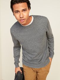 Marled Crew-Neck Sweater