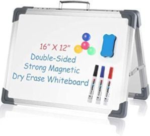 Foldable Dry Erase Board + Accessories