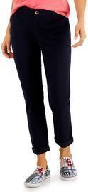 Tommy Hilfiger Cuffed Chino Straight-Leg Pants
