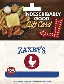 $25 Zaxby's Gift Card for $20!