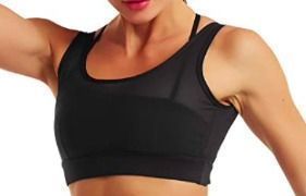 Mesh Double Deck Padded Sports Bras