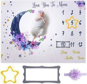 Baby Monthly Milestone Blanket