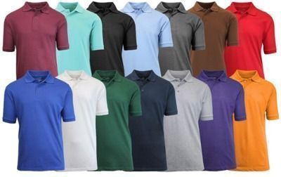 GBH Men's Short Sleeve Polos (4 Pack)