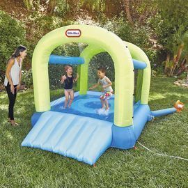 Little Tikes Splash n' Spray Indoor/Outdoor 2-in-1 Inflatable Bouncer