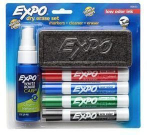 EXPO Starter Set Kit, Assorted Colors