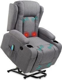 Electric Power Lift Recliner Massage Chair w/ Heat, USB Port, Cupholders
