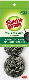 3-Pack Scotch-Brite Stainless Steel Scrubbers
