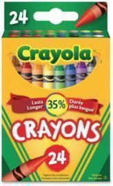 Crayola Standard Crayons, Assorted Colors, Box Of 24