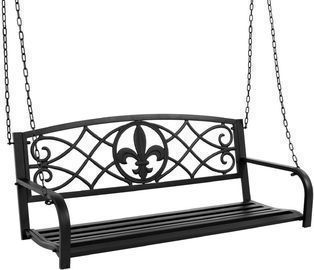 2 Person Outdoor Metal Hanging Swing Bench