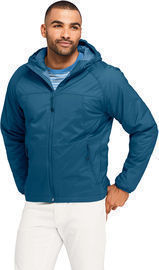 Men's Stretch Packable Primaloft Insulated Hooded Jacket